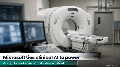 CT scanner and control console in a hospital radiology department under neutral clinical lighting