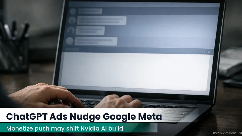 ChatGPT ads solve OpenAI funding, inherit Nvidia buildout exposure costs