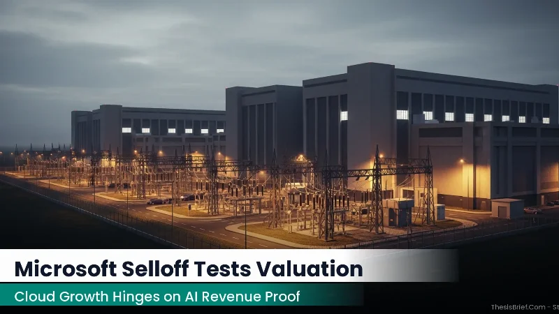 Microsoft selloff solves nothing, inherits proof burden for AI monetization